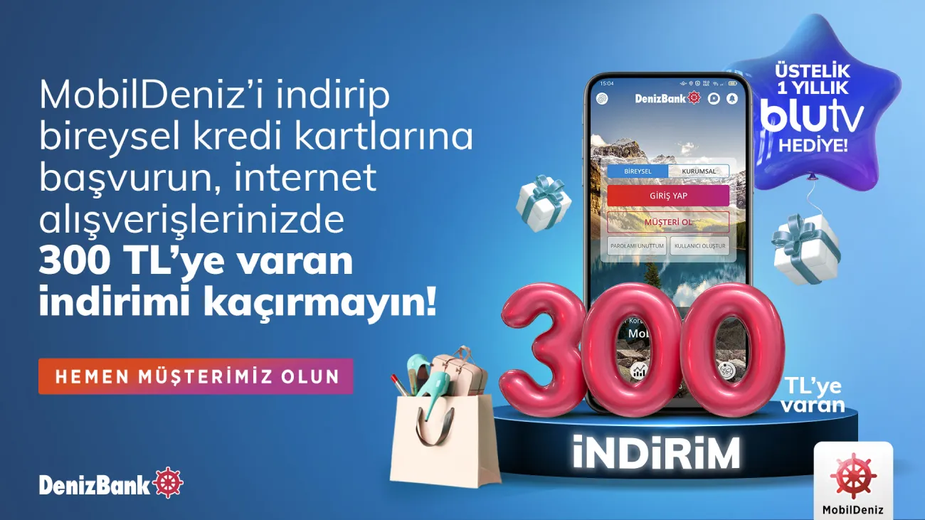 DenizBank müşterisi ol