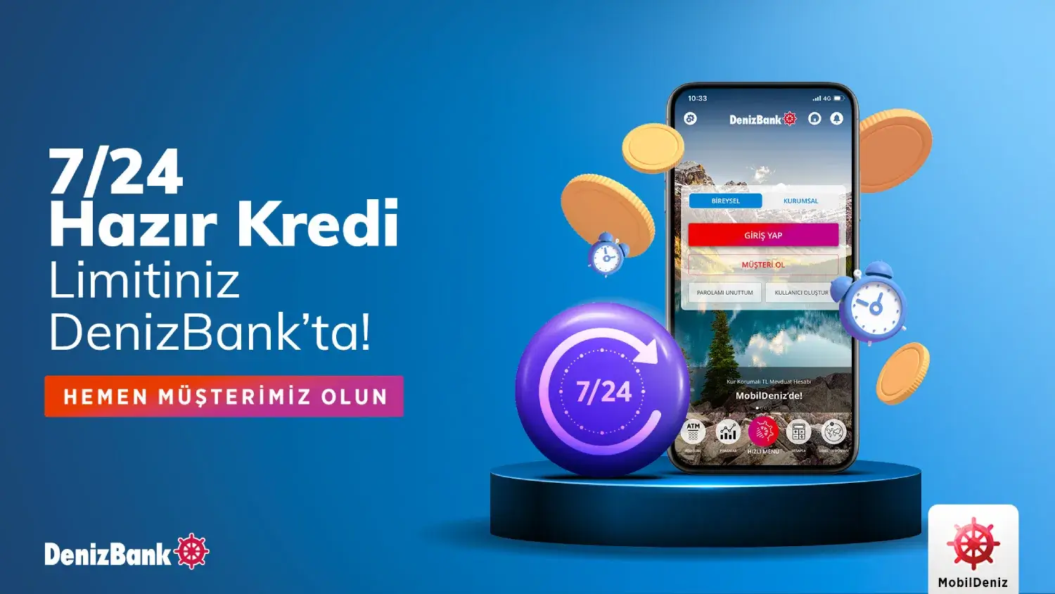 DenizBank müşterisi ol
